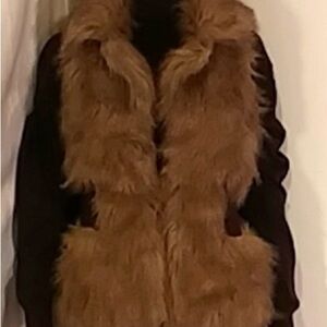 Couture Faux Fur Vest